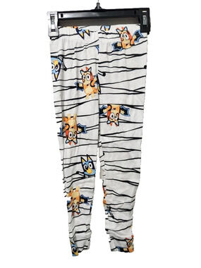 Bluey Toddler White Graphic Print Pajama Pants Size 4T New without Tags